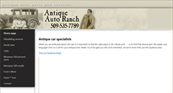 Desktop Screenshot of antiqueautoranch.com